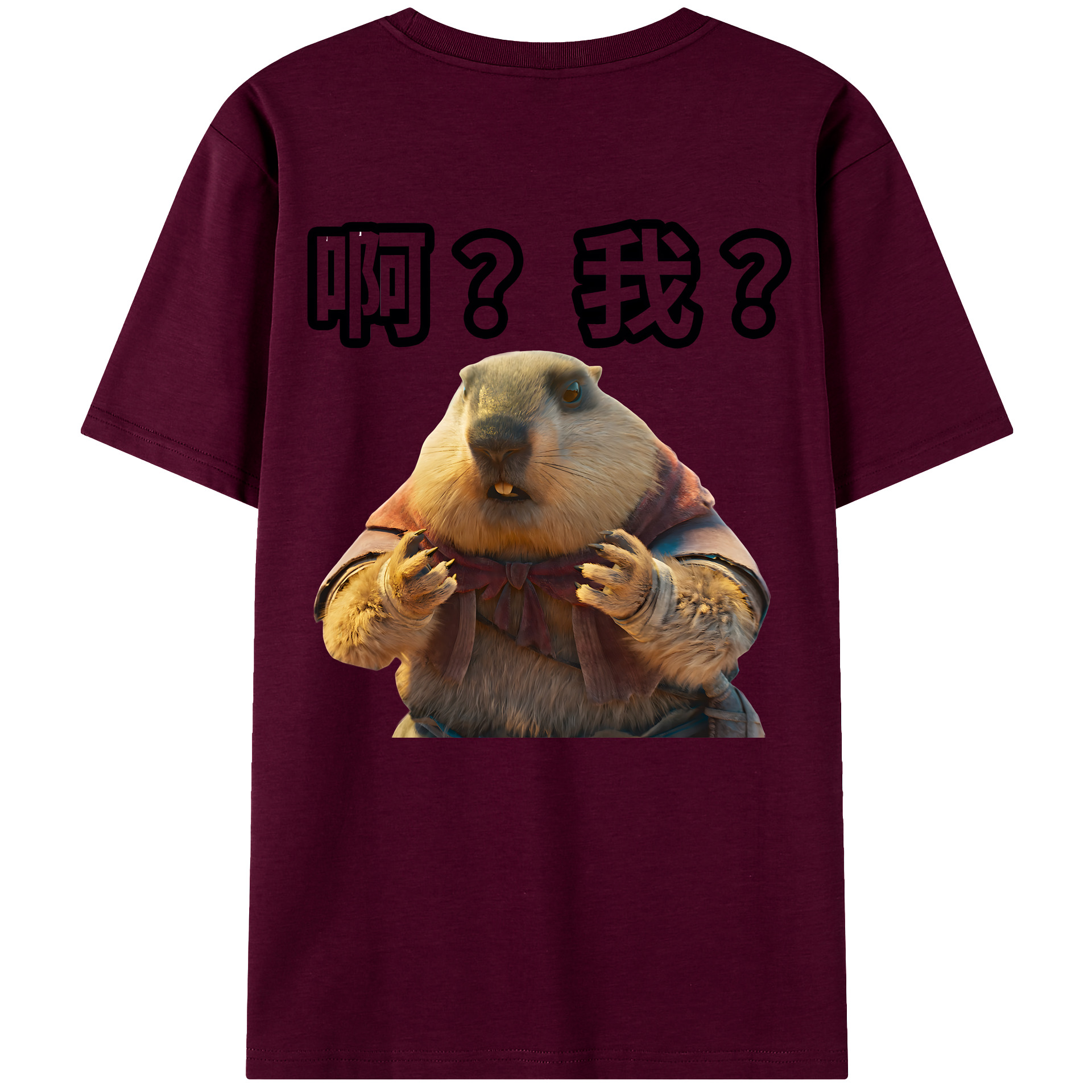 （画像用） Ne Zha 2 ナタ 魔童の大暴れ レディース半袖Tシャツ(バックプリント)